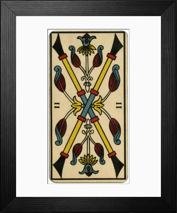 Framed Print : Tarot Card - Baton II Framed Print : Tarot Card - Baton II