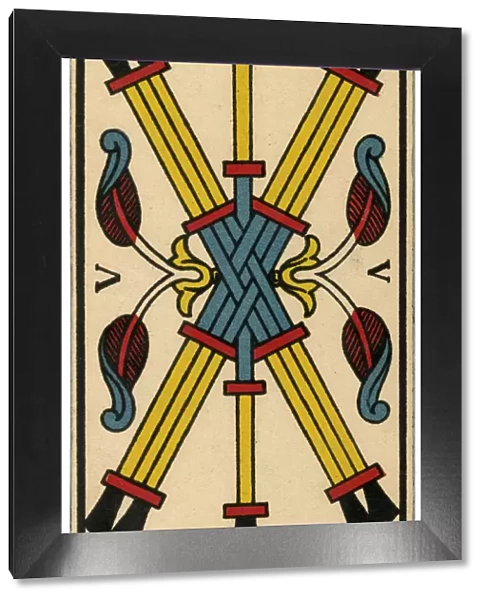 Tarot Card - Baton V