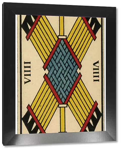 Tarot Card - Baton VIIII (IX)