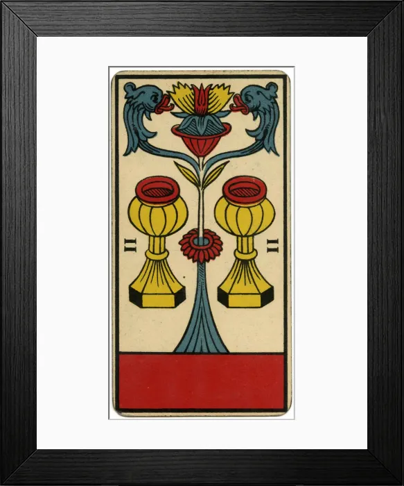 Framed Print : Tarot Card - Coupe (Cup) II Framed Print : Tarot Card - Coupe (Cup) II