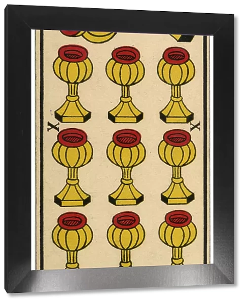 Tarot Card - Coupe (Cup) X