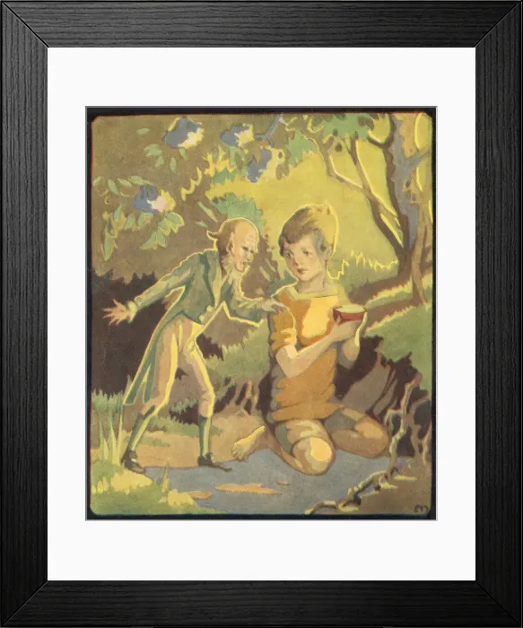 Framed Print : William and the Leprechaun Framed Print : William and the Leprechaun
