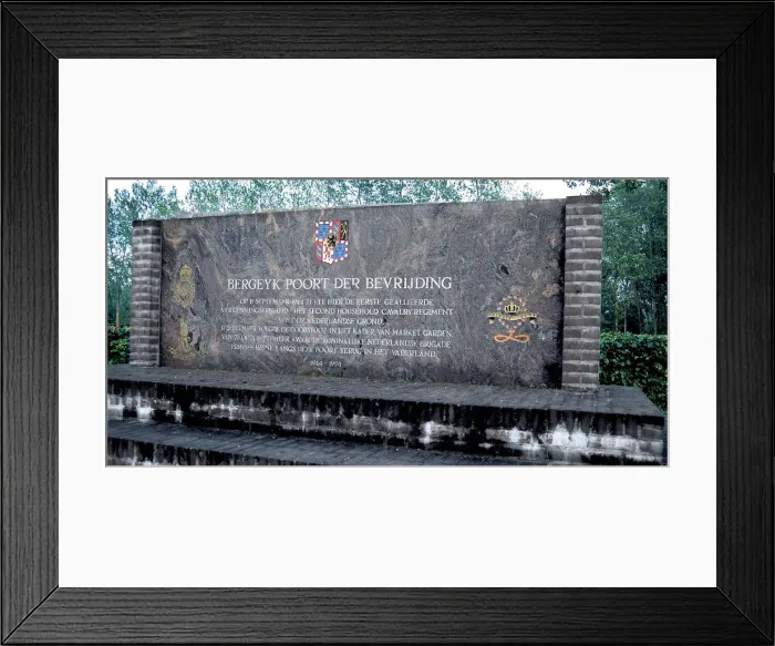 Framed Print : The Liberation Gate Memorial, Dutch-Belgian border Framed Print : The Liberation Gate Memorial, Dutch-Belgian border
