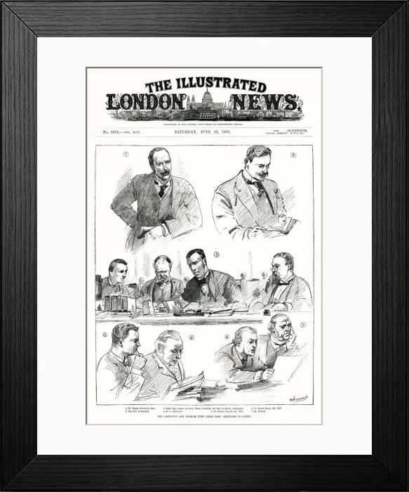 Framed Print : The Chetwynd and Durham turf libel case, 1889 The Chetwynd Framed Print : The Chetwynd and Durham turf libel case, 1889 The Chetwynd