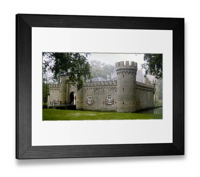 Framed Print : Castle Henkenshage, 502nd PIR HQ, Holland Framed Print : Castle Henkenshage, 502nd PIR HQ, Holland