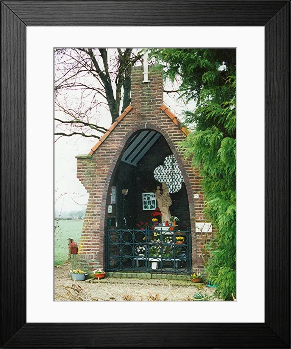 Framed Print : Memorial Chapel to St Mary of the Flowering Betuwe Framed Print : Memorial Chapel to St Mary of the Flowering Betuwe