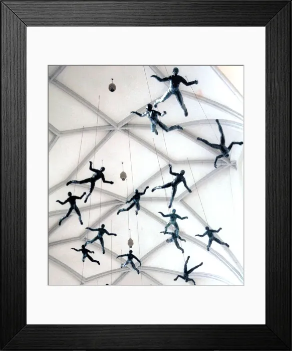 Framed Print : Eusebius Church parachutists, Arnhem, Holland Framed Print : Eusebius Church parachutists, Arnhem, Holland