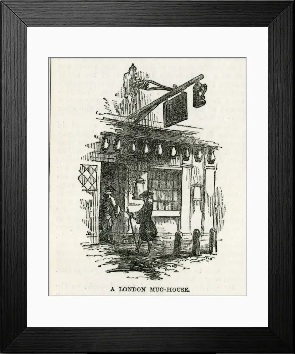 Framed Print : A London mug house Framed Print : A London mug house