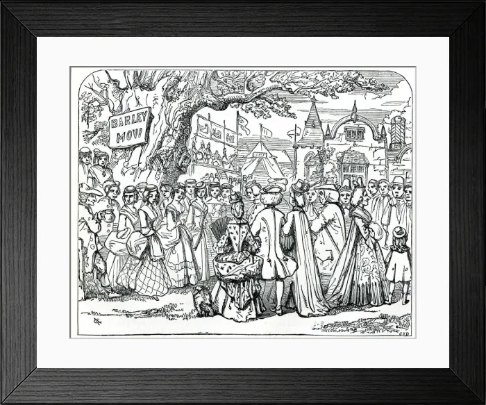 Framed Print : Statute or hiring fair Framed Print : Statute or hiring fair