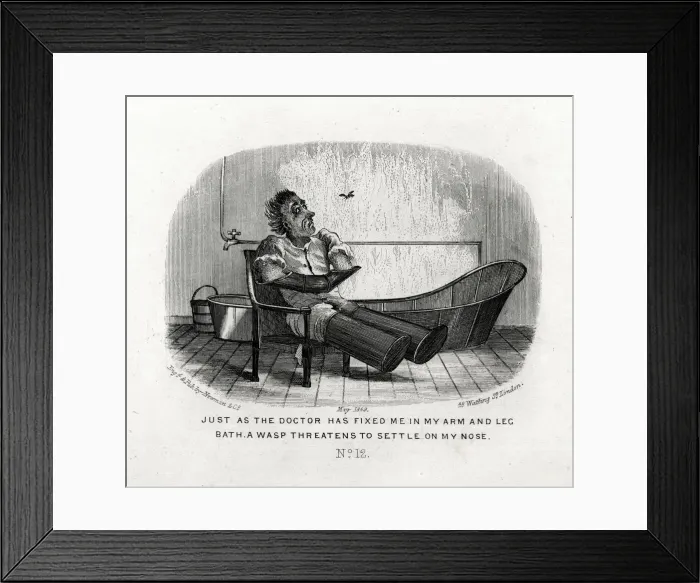 Framed Print : A wasp threatens to settle on my nose - The Water Cure Framed Print : A wasp threatens to settle on my nose - The Water Cure