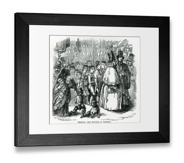 Framed Print : Beating the Bounds in London Framed Print : Beating the Bounds in London