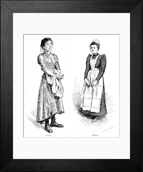 Framed Print : Before and After, The Guild of the Good Samaritan