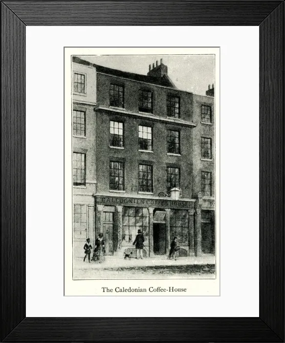 Framed Print : Caledonian Coffee House, Great Russell Street, London Framed Print : Caledonian Coffee House, Great Russell Street, London