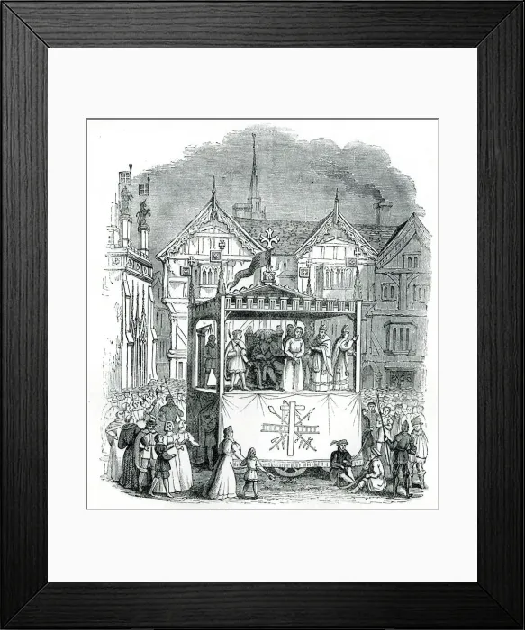 Framed Print : Chester Mystery Plays Framed Print : Chester Mystery Plays