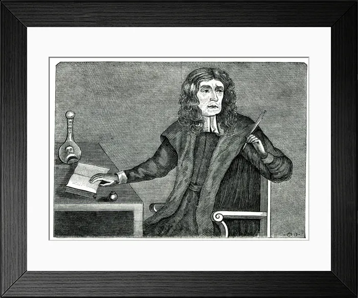 Framed Print : Dr Garencieres, translator of Nostradamus Framed Print : Dr Garencieres, translator of Nostradamus
