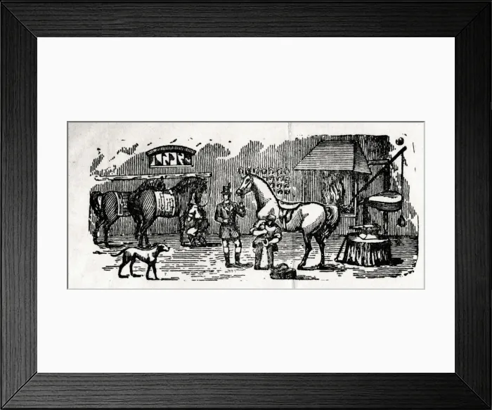 Framed Print : Farriers invoice (detail), Owen Coles, Silverstone Framed Print : Farriers invoice (detail), Owen Coles, Silverstone