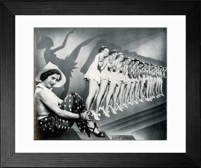 Framed Print : Enid Lowe, actress, in London Rhapsody musical Framed Print : Enid Lowe, actress, in London Rhapsody musical