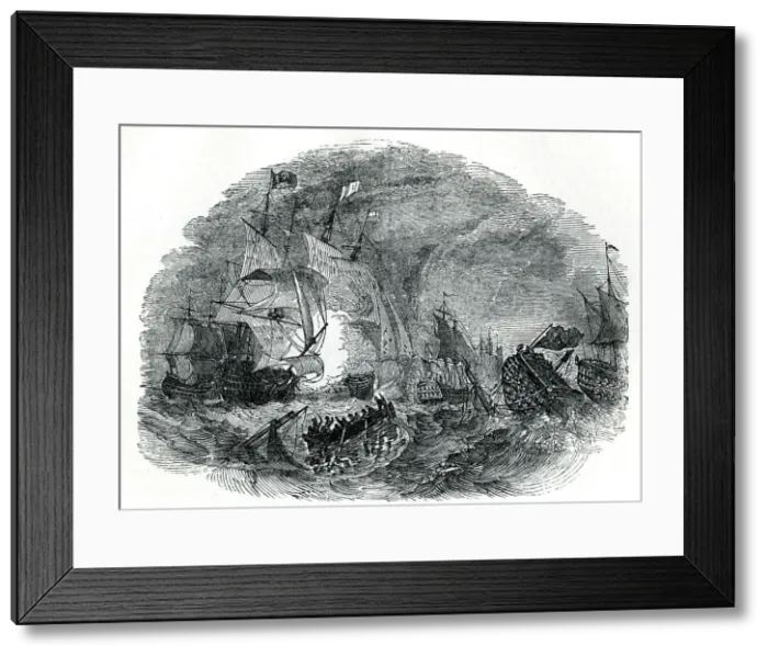 Framed Print : Revolutionary Wars, Glorious First of June 1794 Framed Print : Revolutionary Wars, Glorious First of June 1794