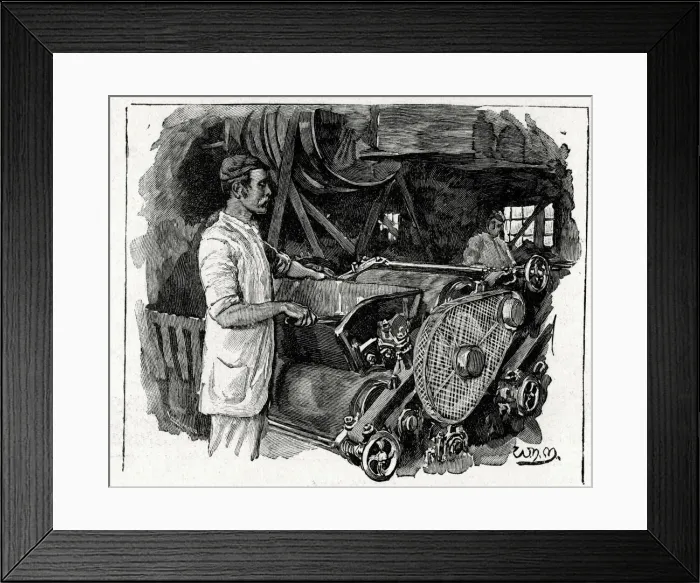 Framed Print : Frys Cocoa and Chocolate, rolling chocolate Framed Print : Frys Cocoa and Chocolate, rolling chocolate