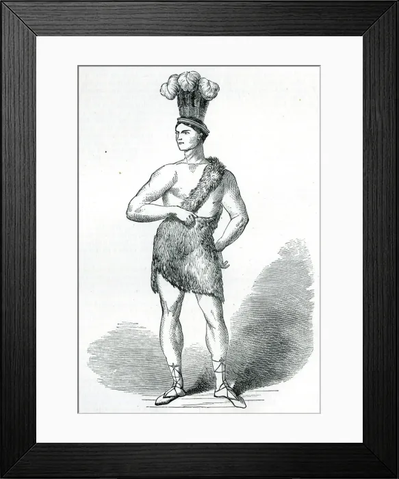 Framed Print : Giovanni Battista Belzoni at Sadlers Wells Theatre Framed Print : Giovanni Battista Belzoni at Sadlers Wells Theatre