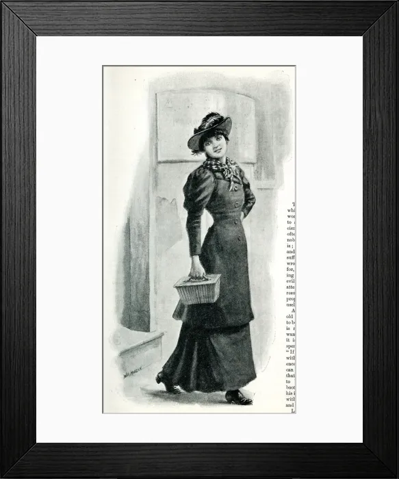 Framed Print : Girl Workers of London - The Factory Girl Framed Print : Girl Workers of London - The Factory Girl