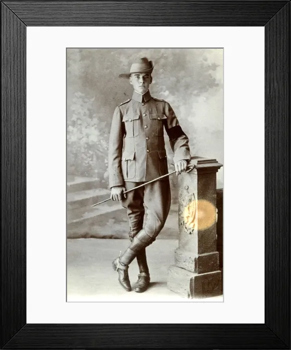 Framed Print : Studio photo, Lieutenant George, Cape Town, South Africa Framed Print : Studio photo, Lieutenant George, Cape Town, South Africa