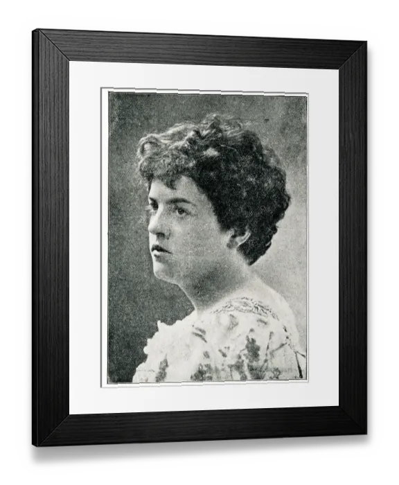 Framed Print : Dora Sigerson Shorter, Irish poet and sculptor Framed Print : Dora Sigerson Shorter, Irish poet and sculptor