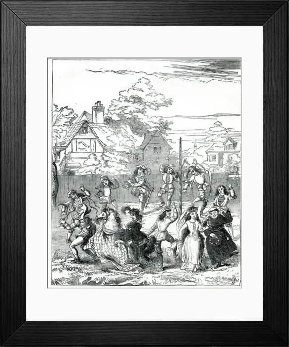 Framed Print : Morris dancers Framed Print : Morris dancers