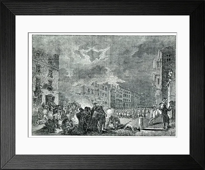 Framed Print : No Popery Riots, London, 1780 Framed Print : No Popery Riots, London, 1780