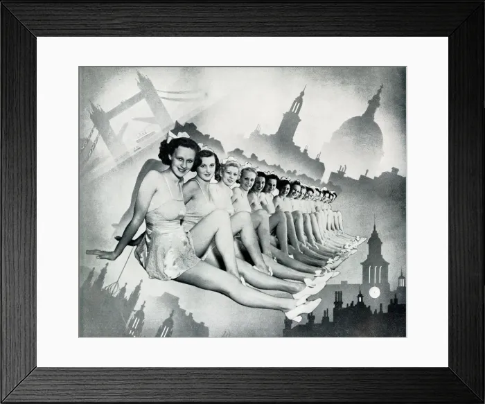Framed Print : Chorus line at the London Palladium Framed Print : Chorus line at the London Palladium