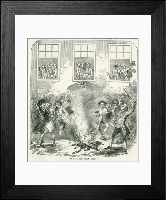 Framed Print : The Calves Head Club, Suffolk Street, London Framed Print : The Calves Head Club, Suffolk Street, London