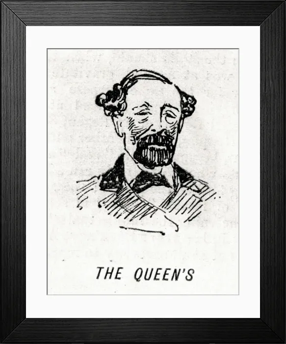 Framed Print : Portrait, manager of The Queens Theatre, London Framed Print : Portrait, manager of The Queens Theatre, London