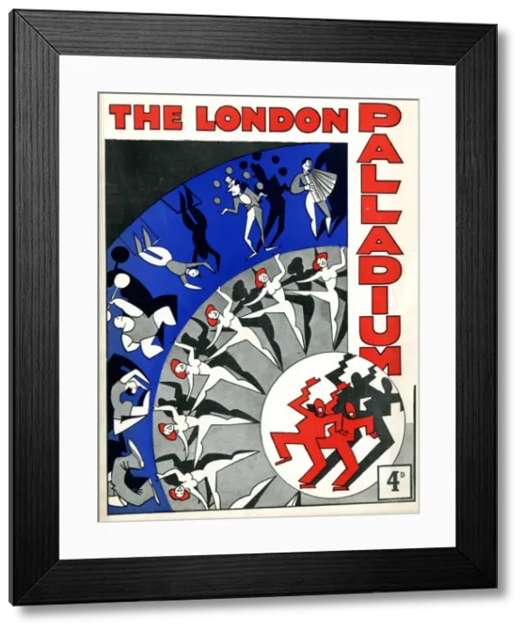 Framed Print : Programme cover, The London Palladium, November 1934 Framed Print : Programme cover, The London Palladium, November 1934
