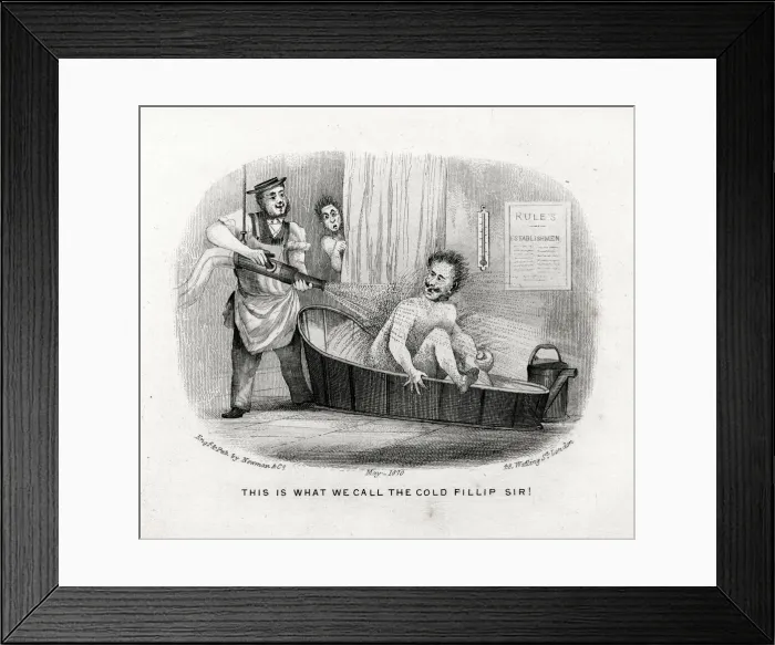 Framed Print : This is what we call the cold fillip - The Water Cure Framed Print : This is what we call the cold fillip - The Water Cure