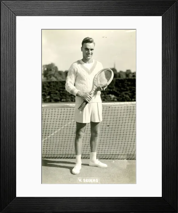 Framed Print : Vic Seixas, American tennis player Framed Print : Vic Seixas, American tennis player