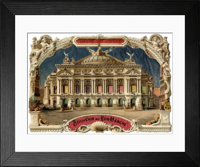 Framed Print : Theatre de l Opera, Paris, France Framed Print : Theatre de l Opera, Paris, France