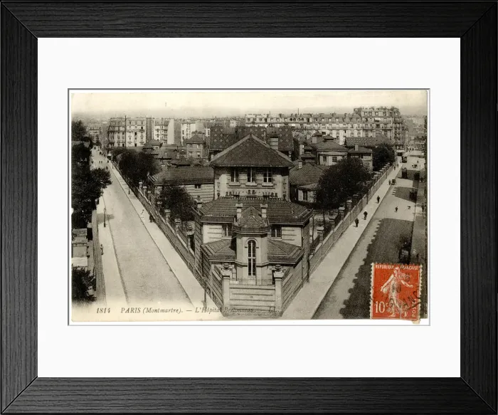 Framed Print : Hopital Bretonneau, Montmartre, Paris, France Framed Print : Hopital Bretonneau, Montmartre, Paris, France