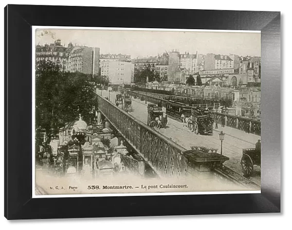 Pont Caulaincourt, Montmartre, Paris, France