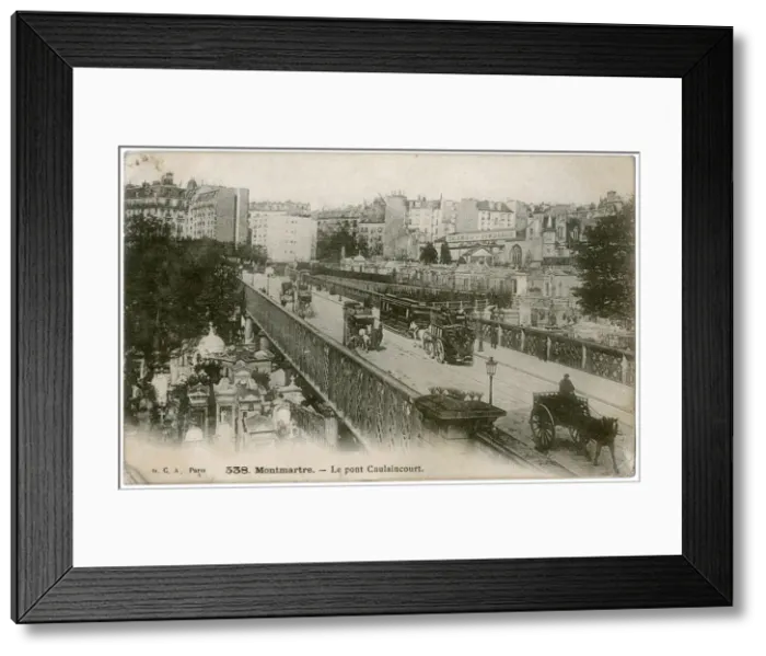 Framed Print : Pont Caulaincourt, Montmartre, Paris, France Framed Print : Pont Caulaincourt, Montmartre, Paris, France