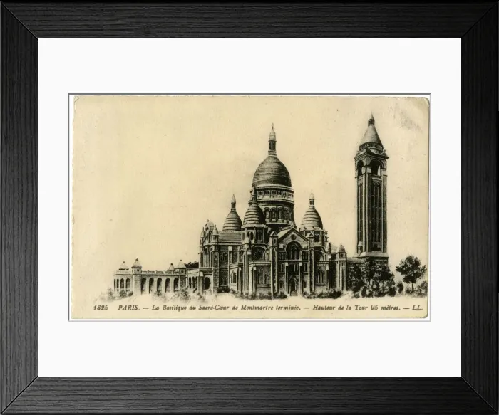 Framed Print : Completion of Sacre Coeur, Montmartre, Paris, France Framed Print : Completion of Sacre Coeur, Montmartre, Paris, France