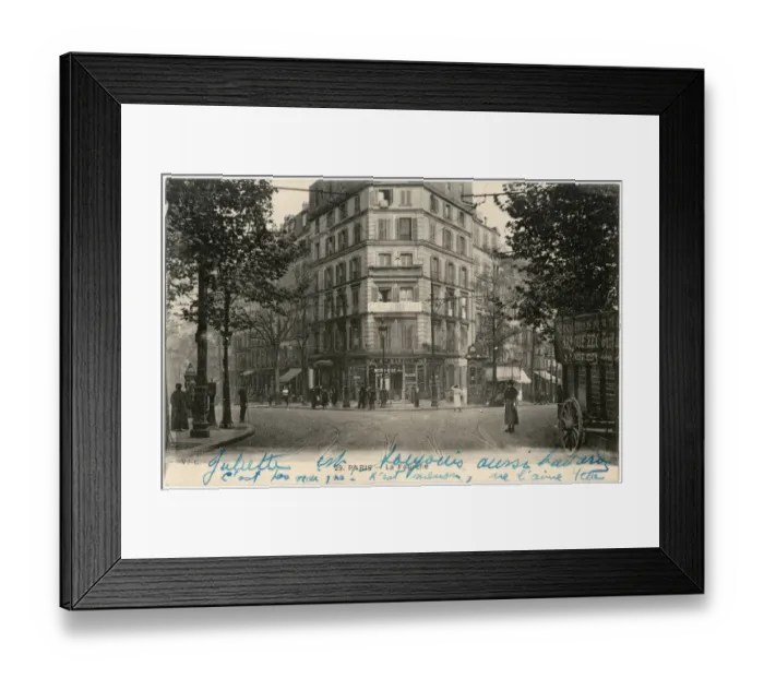 Framed Print : La Fourche, Avenue de Clichy, Paris, France