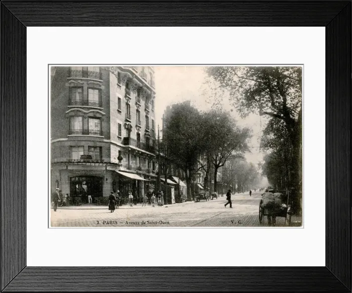 Framed Print : Avenue de St Ouen, Paris, France