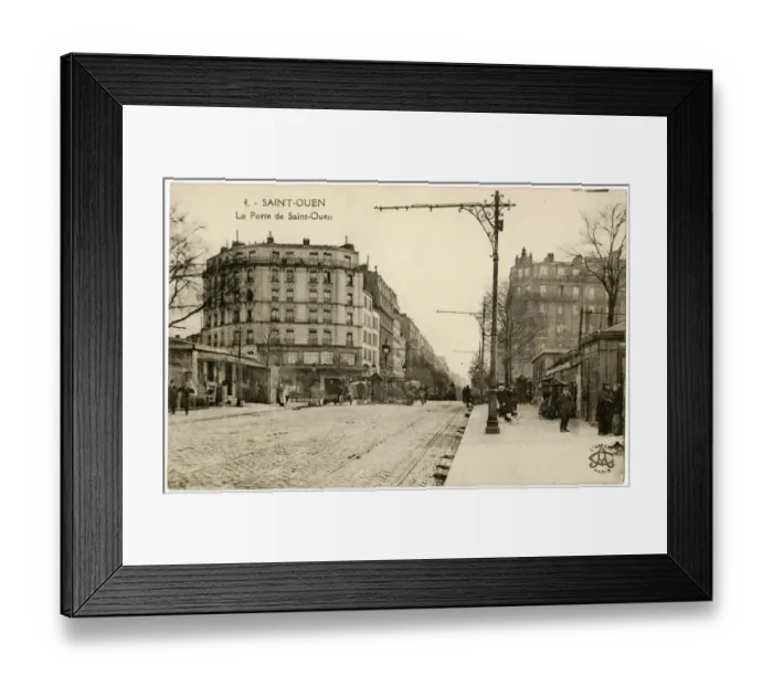 Framed Print : La Porte de St Ouen, Paris, France Framed Print : La Porte de St Ouen, Paris, France