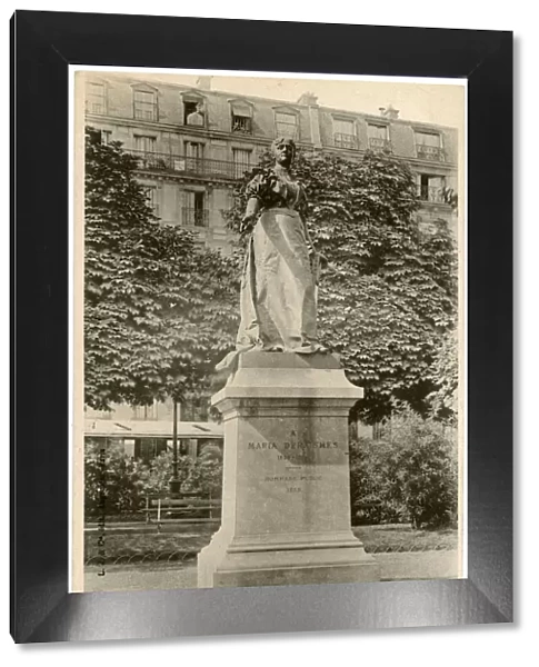 Statue to Maria Deraismes, Square Epinettes, Paris, France