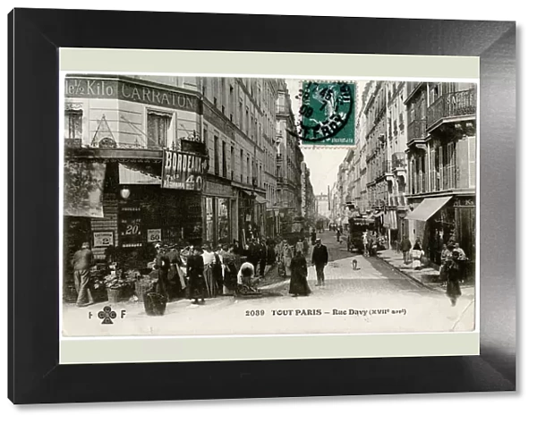 Rue Davy, Avenue de St Ouen, Paris, France