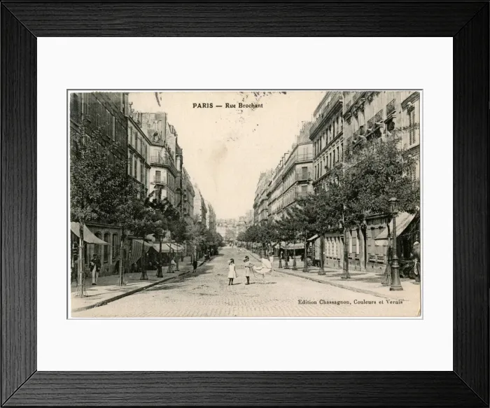 Framed Print : Rue Brochant, Paris, France Framed Print : Rue Brochant, Paris, France