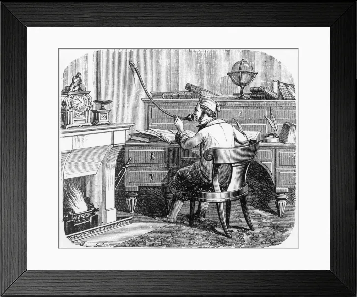 Framed Print : Speaking tube, c. 1870 Framed Print : Speaking tube, c. 1870