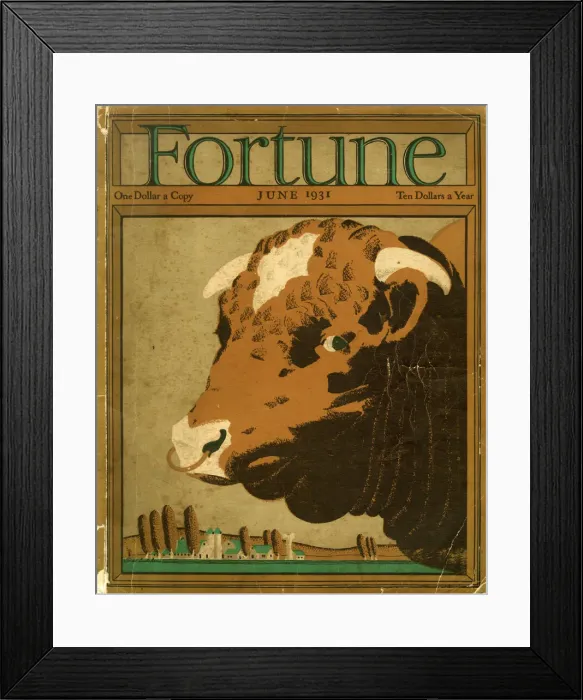 Framed Print : Front cover, Fortune magazine, June 1931 Framed Print : Front cover, Fortune magazine, June 1931