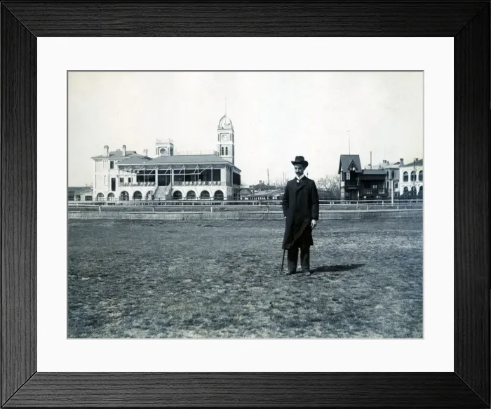 Framed Print : Racecourse and grandstand, Shanghai, China Framed Print : Racecourse and grandstand, Shanghai, China