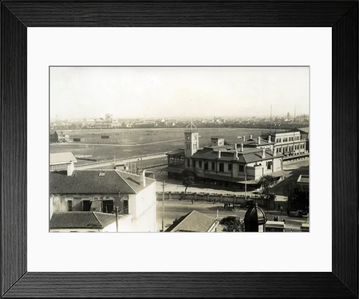 Framed Print : Racecourse, cricket ground, football pitch, Shanghai, China Framed Print : Racecourse, cricket ground, football pitch, Shanghai, China